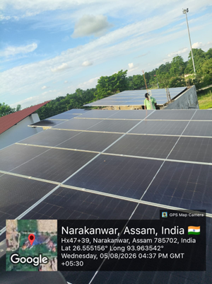 Golaghat Engineering College 75 kW, Hybrid Solar PV (2026)